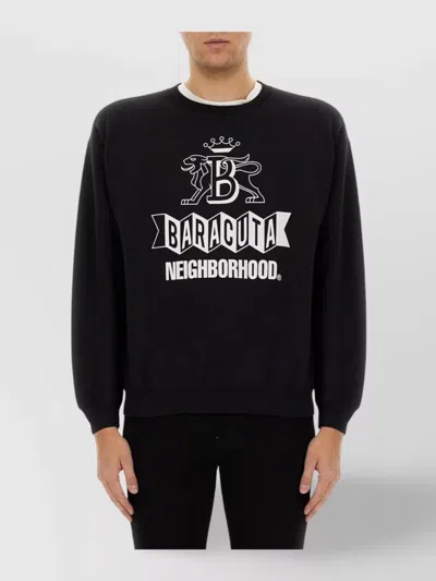 BARACUTA LOGO CREW NECK SWEATER