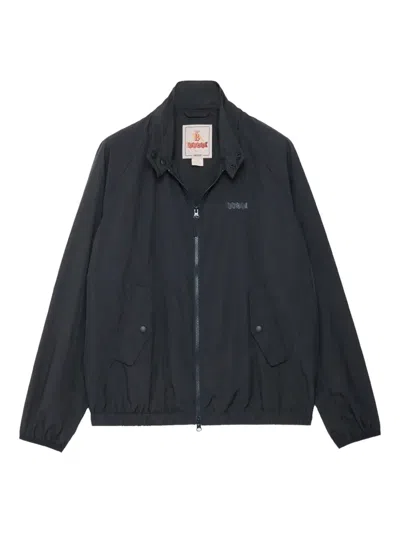 Baracuta Logo-print Jacket In Blue
