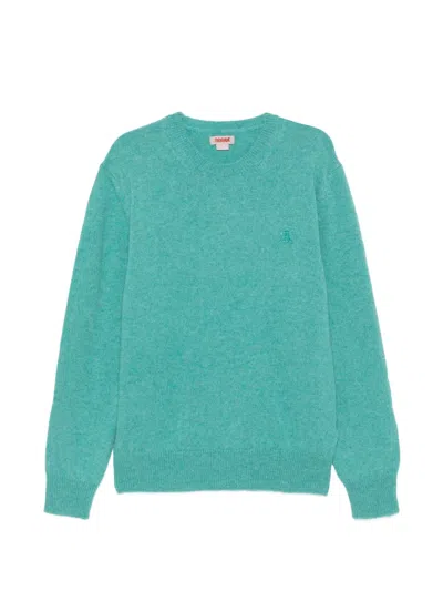 Baracuta Logo-embroidered Sweater In Blue