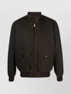 Baracuta Long Sleeve Waxed Cotton Jacket With Pockets In Brown