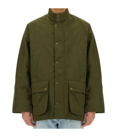 Baracuta Long-sleeved Casual Jacket In Green