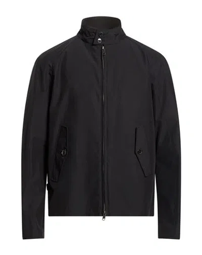 BARACUTA BARACUTA MAN JACKET BLACK SIZE 48 POLYESTER, COTTON, POLYURETHANE