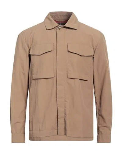 Baracuta Man Jacket Khaki Size 42 Cotton, Polyester In Beige