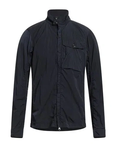 Baracuta Man Jacket Midnight Blue Size 44 Polyamide