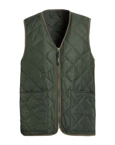 Baracuta Man Vest Military Green Size 40 Polyester