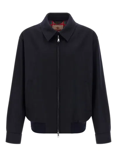 BARACUTA MELTON G18 WOOL JACKET