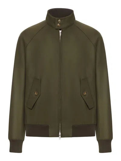 Baracuta Melton G9 Wool Jacket In Green
