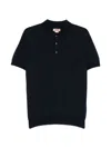 Baracuta Men Blue Cotton Solid Polo In Blue
