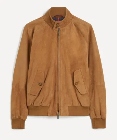 Baracuta Mens G9 Suede Harrington Jacket