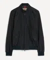 Baracuta Mens G9 Suede Harrington Jacket In Blue