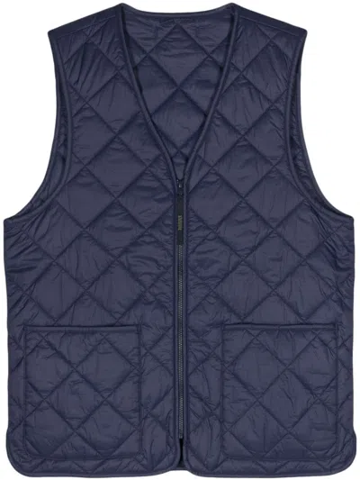 Baracuta Miller Padded Gilet In Blue