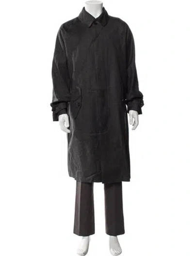 Pre-owned Baracuta Overcoat W/ Tags In Black