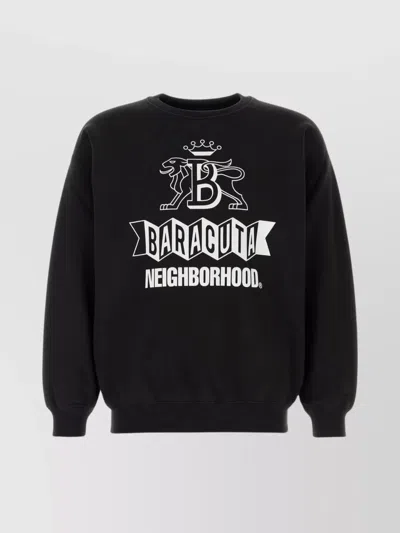 BARACUTA OVERSIZE COTTON BLEND SWEATSHIRT