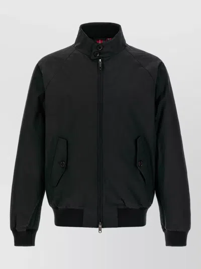 Baracuta Padded Hooded Puffer Jacket In Black