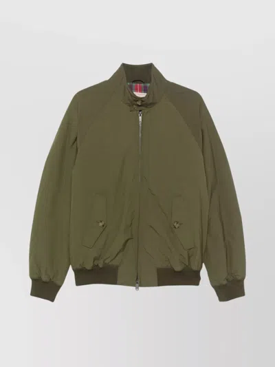 BARACUTA PADDED JACKET FEATURING STAND-UP COLLAR