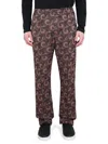 Baracuta Brown Jacquard Needles Pants In Brown