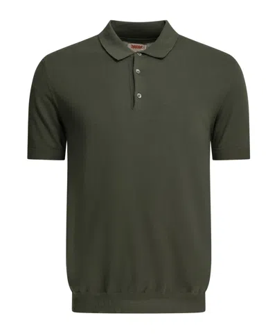 Baracuta Pima Short-sleeved Polo Shirt In Green