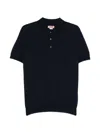 Baracuta Men Blue Cotton Solid Polo In Blue