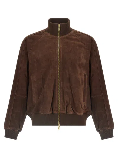 Baracuta Roughout Jacket In Brown