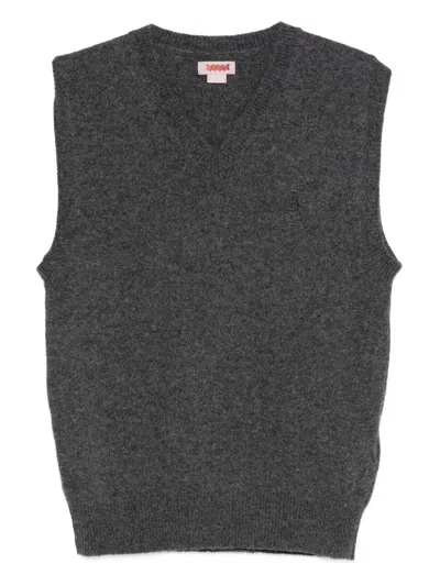 Baracuta Shetland Vest In Gray