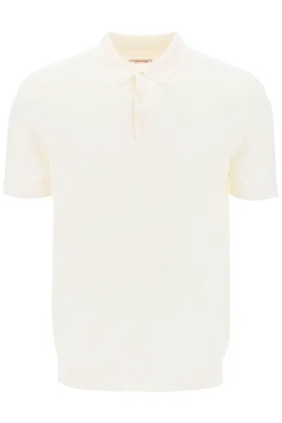 Baracuta Short-sleeved Cotton Polo Shirt For In White