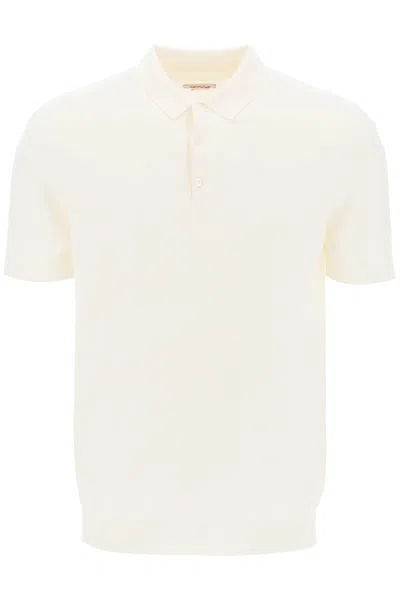 Baracuta Short-sleeved Cotton Polo Shirt For In White