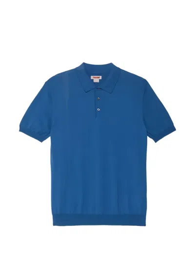 Baracuta Short-sleeve Polo Shirt In Blue