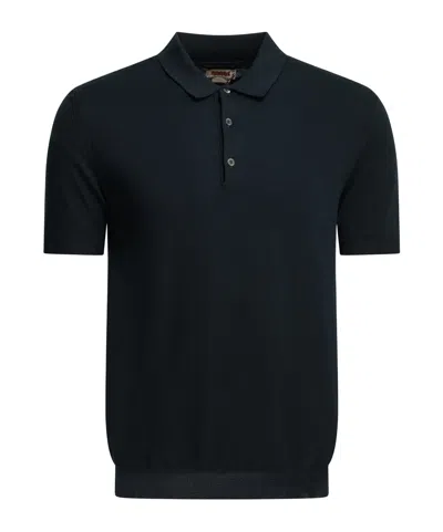Baracuta Short-sleeve Polo Shirt In Blue