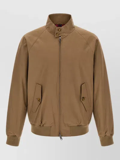 Baracuta Single-breasted Jacket In Brown