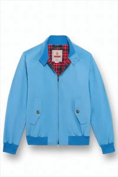 Baracuta G9 Cotton-blend Harrington Jacket In Blue