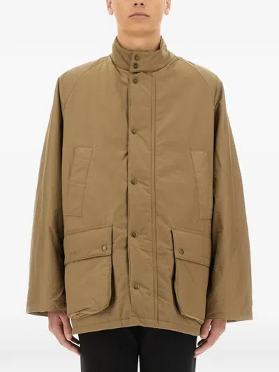Baracuta Snap-fastening Coat In Brown