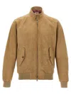 Baracuta Bomber Jacket In Suede