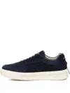 Baracuta Suede Leather Sneakers In Blue
