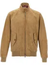 Baracuta Bomber Jacket In Suede