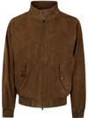 Baracuta Bomber Jacket Checked Lining In Brown