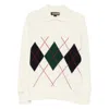 Baracuta Argyle-knit Jumper In Brown
