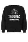 Baracuta Oversize Cotton Blend Sweatshirt In Black