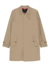 Baracuta G10 Detachable Trench Coat With Wind Flap Clothing In Brown