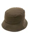 Baracuta Logo-embroidered Waxed-cotton Bucket Hat