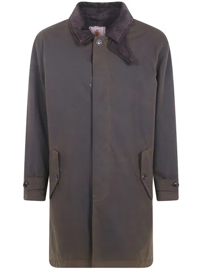 Baracuta Waxed Cotton Jacket "g10" In Gray