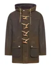 BARACUTA WAXED DUFFLE COAT