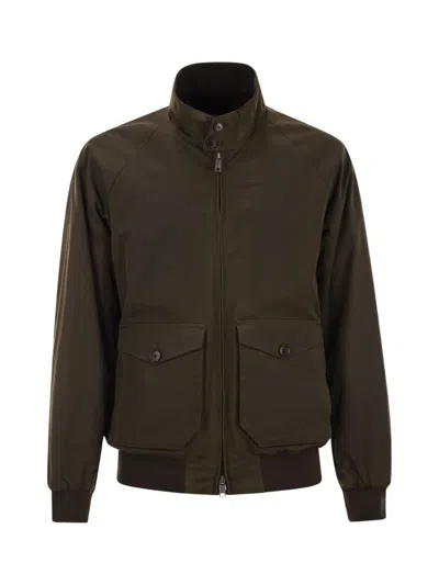 Baracuta Waxed Jacket In Animal Print