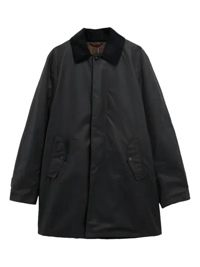 BARACUTA X BARBOUR CORDUROY-COLLAR COAT