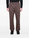 Baracuta X Needles Patterned Trousers In Multi