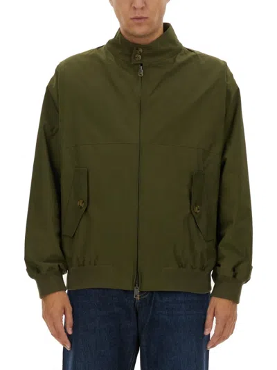 Baracuta X Neighborhood G9 Front Zip Jacket In Green