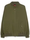 Baracuta G9 Harrington High Collar Jacket In Green