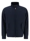 Baracuta Adjustable Cuffs High Collar Raglan Sleeves In Brown