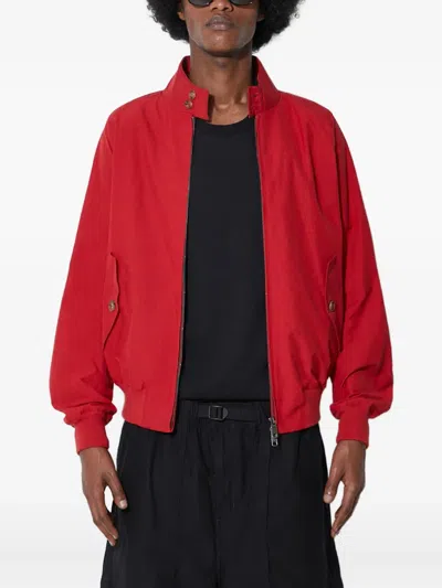 Baracuta Zip-front Jacket In Red