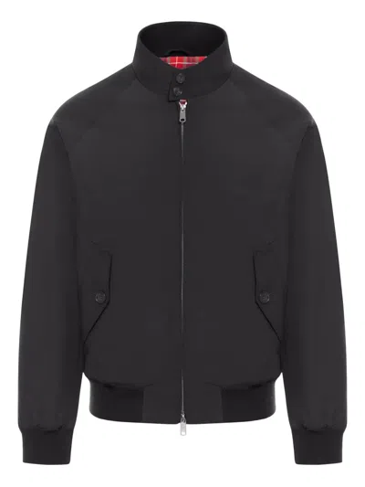 Baracuta Zip-up Jacket In Black