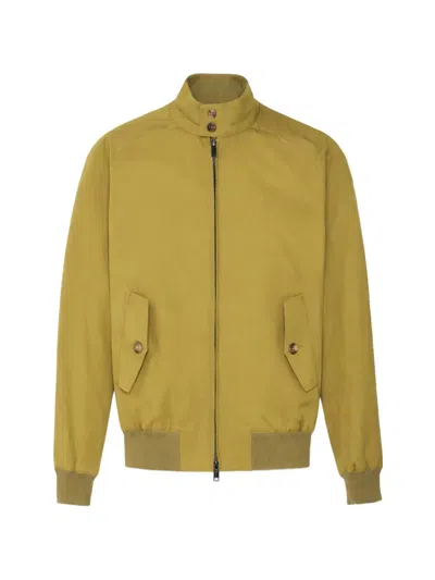 Baracuta Zip-up Jacket In Green